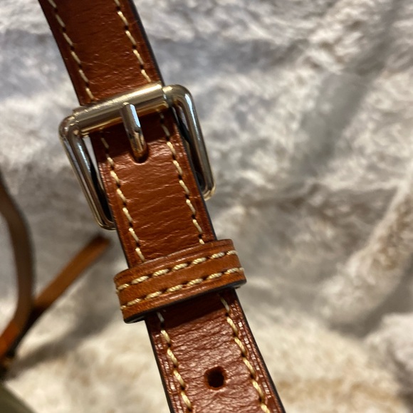 Dooney & Bourke Green Leather Shoulder Bag - Picture 7 of 10